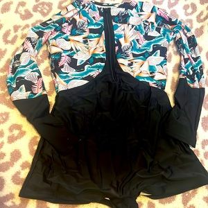 One piece surfing swimsuit